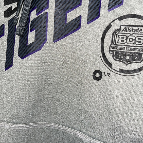 Nike LSU Tigers Ash 2012 BCS National Championship Target Knock Out Performance - Picture 12 of 12